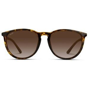 WearMe pro Aubrie round polarized sunglasses tortoise black brown